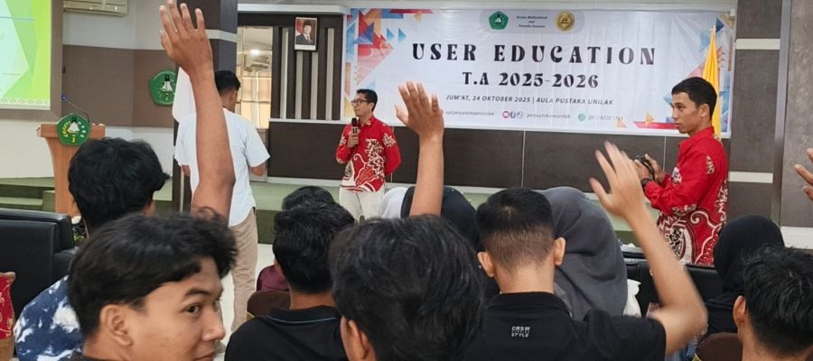 Buka User Education Maba 2025, Wakil Rektor I Unilak Dorong Mahasiswa Rajin ke Perpustakaan