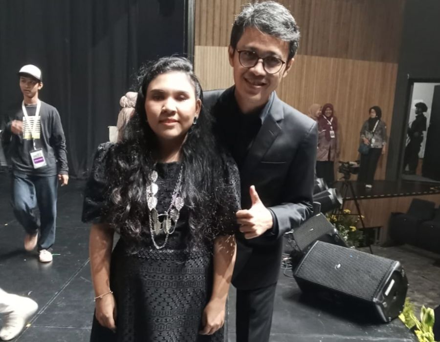 Claudua Fritsca, Mahasiswa Disabilitas dari Unilak Ikut Berpartisipasi Diajang Perayaan HDI 2024