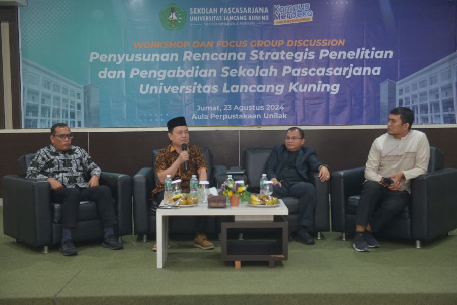 Dorong Peningkatan Publikasi Ilmiah, Sekolah Pascasarjana Unilak Gelar Workshop dan FGD