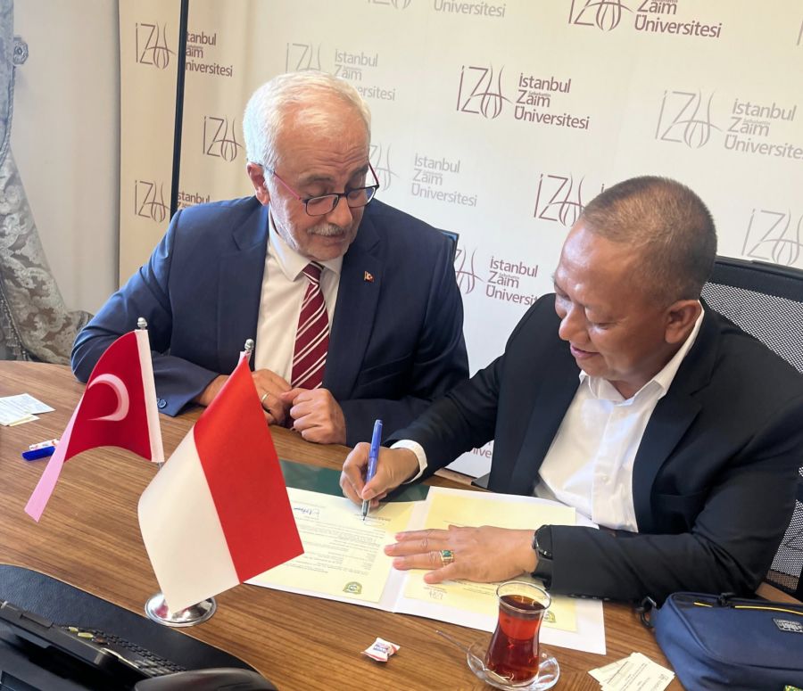 Empat Implementasi Kerjasama UIR dengan Istanbul Sabahatin Zaim University Turkey