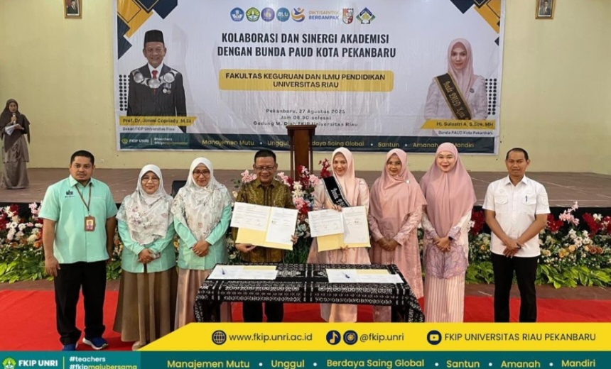 FKIP UNRI dan Bunda PAUD Pekanbaru Lakukan Kolaborasi
