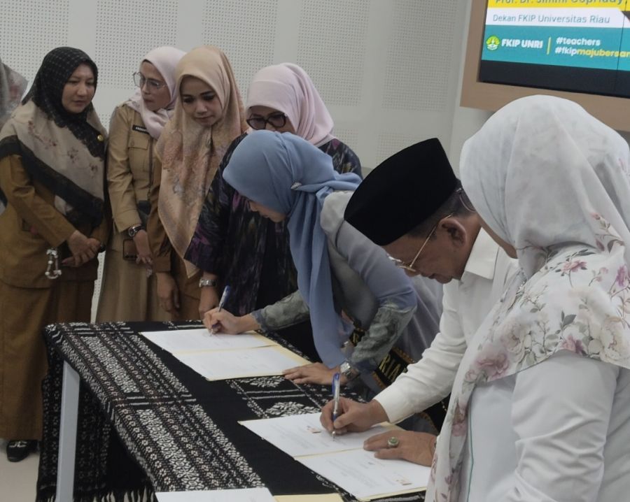 FKIP Unri Tandatangani MOA dengan Bunda PAUD Provinsi Riau