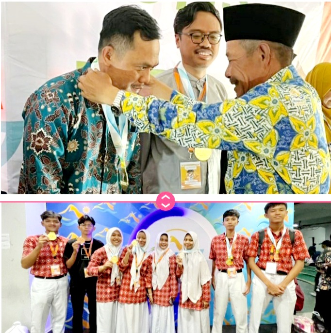 Kepsek dan Siswa SMA Muhammadiyah 1 Pekanbaru Berkemajuan  Prestasi di Olimpiade Ahmad Dahlan ke VII