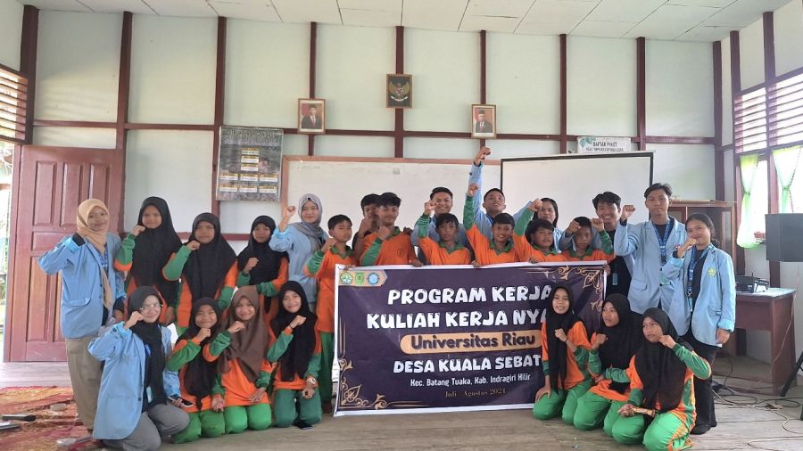 Mahasiswa KKN Unri Gelar Sosialisasi Pencegahan Kekerasan Seksual di  SMPN Satu Atap