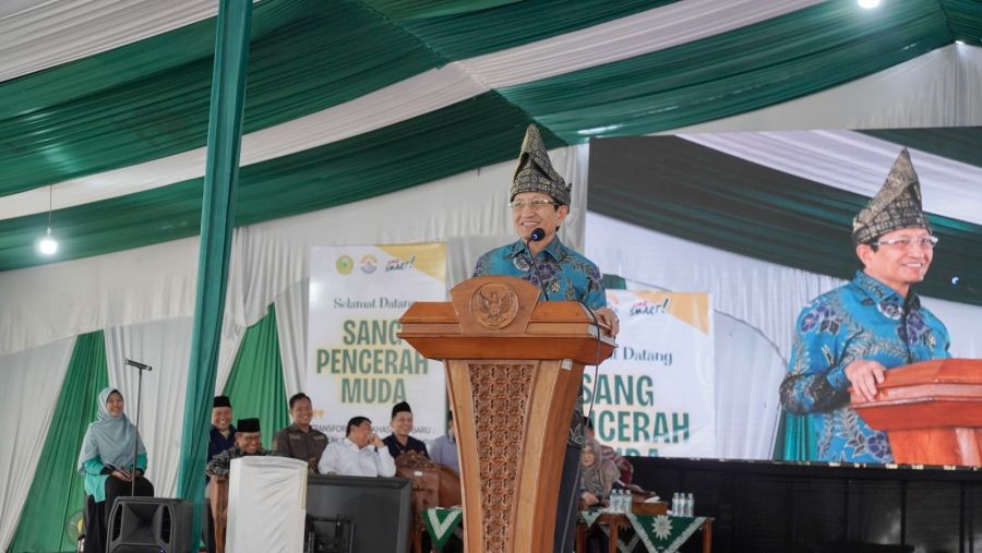 Menteri Agama RI Isi Kuliah Umum di PKKMB dan Masta UMRI 2025, ini Pesannya