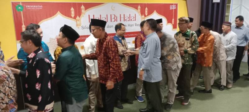 Perkuat Silaturrahmi, Unilak Gelar Halal Bi Halal