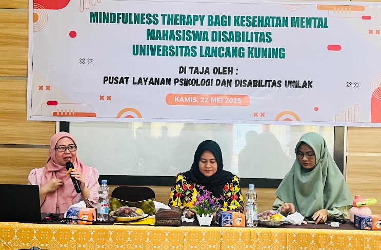 PLPD Unilak Gelar Mindfulness Therapy, Jaga Kesehatan Mental Mahasiswa Disabilitas