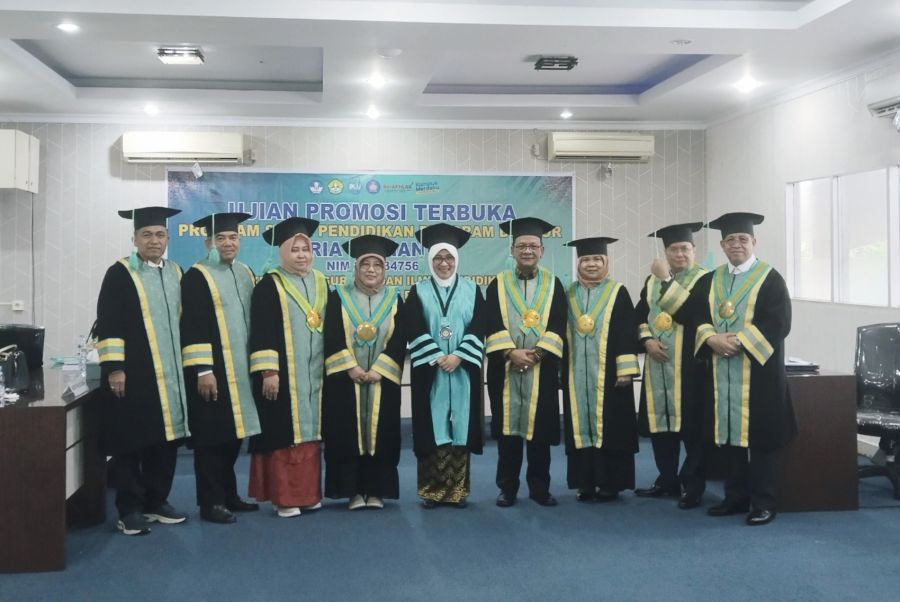 Program Doktor FKIP Unri Hasilkan Lulusan Perdana, Ria Novianti Lulus dengan Predikat Cumlaude