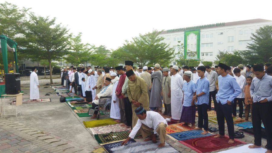 Sholat Idul Fitri di Kampus Umri Diikuti Ratusan Jemaah