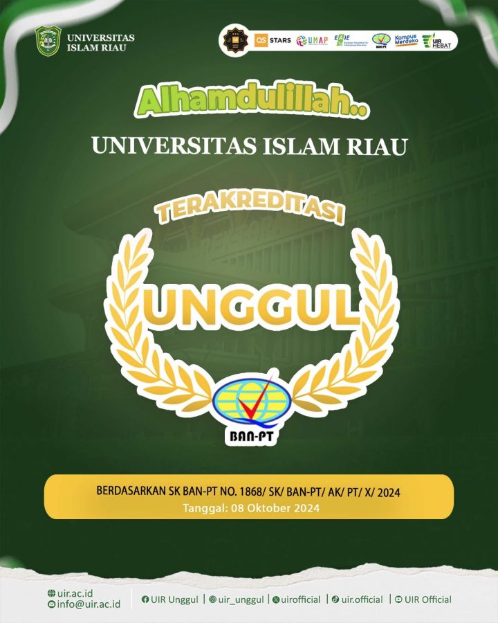 UIR Kini Resmi Raih Akreditasi Unggul dari BAN-PT