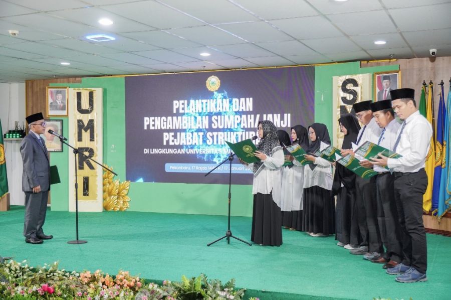 UMRI Lakukan Penyegaran, Lantik 31 Pejabat Struktural 