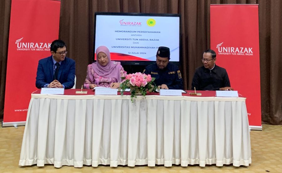 UMRI Tandatangani Nota Kesepahaman dengan Universiti Tun Abdul Razak Malaysia
