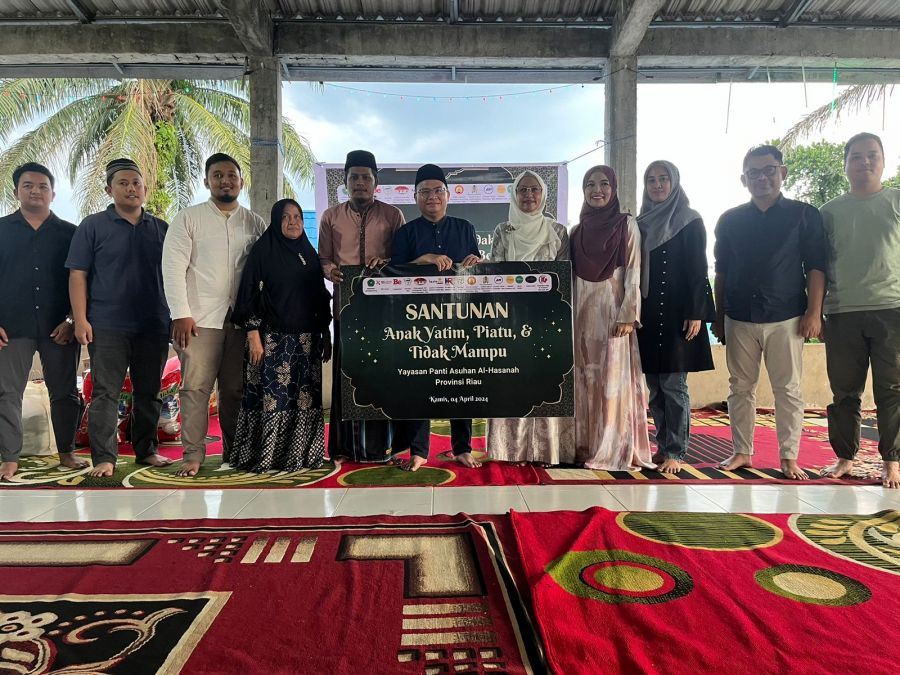 Unilak dan Papeindo Berbagi Kebahagiaan di Panti Asuhan Al-Hasanah